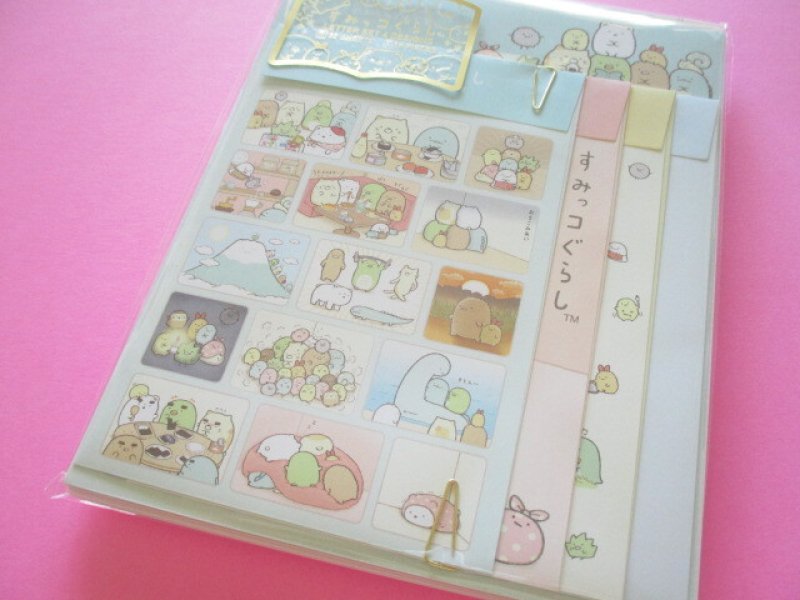 Photo1: Kawaii Cute Regular Letter Set San-x Sumikkogurashi *Picture Book Art Collection (LH76201) (1)