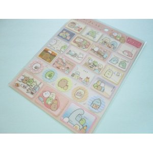 Photo: Kawaii Cute Stickers Sheet Sumikkogurashi San-x *Picture Book Art Collection (SE55401)