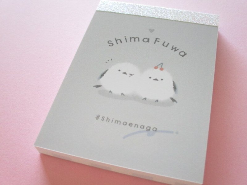 Photo1: Kawaii Cute Mini Memo Pad Shimaenaga Q-LiA  *Shima Fuwa (74252) (1)