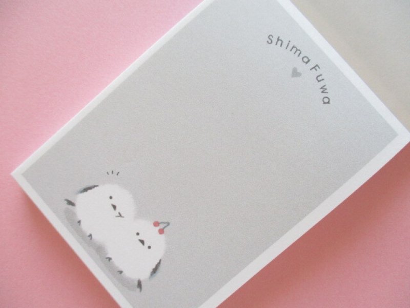 Photo1: Kawaii Cute Mini Memo Pad Shimaenaga Q-LiA  *Shima Fuwa (74252)