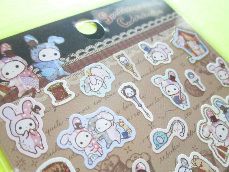 Photo3: Kawaii Cute Stickers Sheet Sentimental Circus San-x *Child Squirrel Tailor (SE55202)