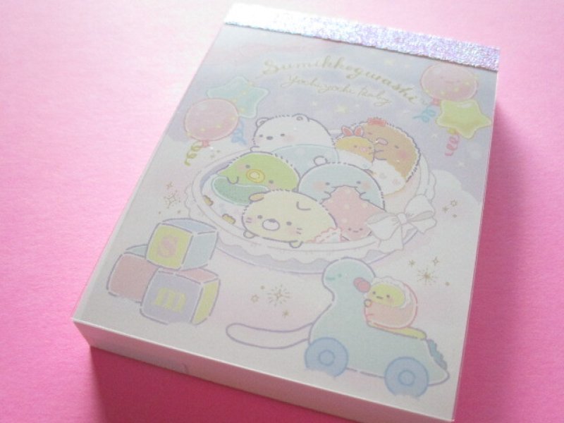 Photo1: Kawaii Cute Mini Memo Pad Sumikkogurashi San-x *Sumikko Baby (MH12801-2) (1)