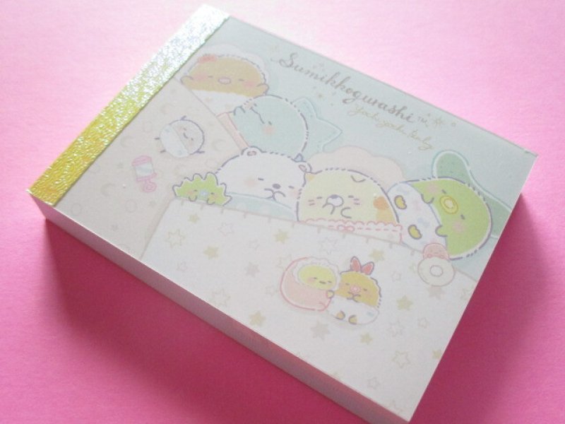 Photo1: Kawaii Cute Mini Memo Pad Sumikkogurashi San-x *Sumikko Baby (MH12801-4) (1)