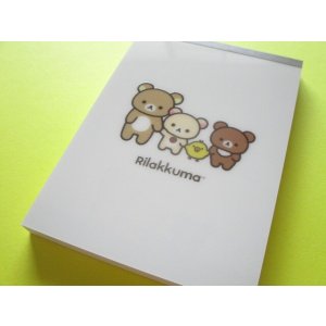 Photo: Kawaii Cute Large Memo Pad Rilakkuma San-x *New Basic Design (MH12601)