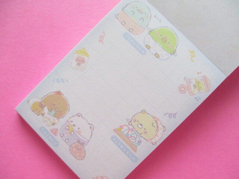 Photo2: Kawaii Cute Mini Memo Pad Sumikkogurashi San-x *Sumikko Baby (MH12801-3)