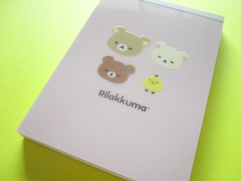 Photo1: Kawaii Cute Large Memo Pad Rilakkuma San-x *New Basic Design (MH12602) (1)