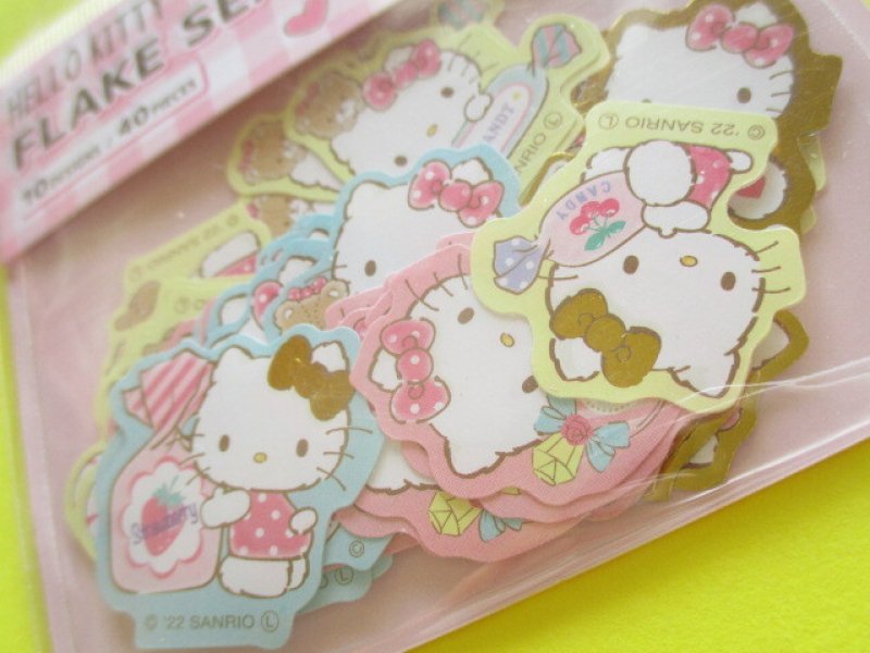 Photo1: Kawaii Cute Sticker Flakes Sack Sanrio *Hello Kitty (408169)