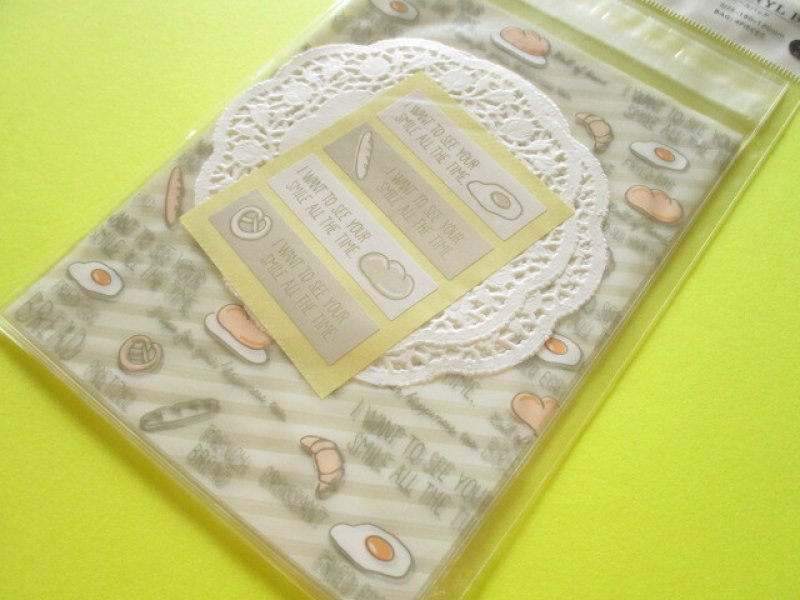 Photo1: Vinyl Bags Set *Bread (1)