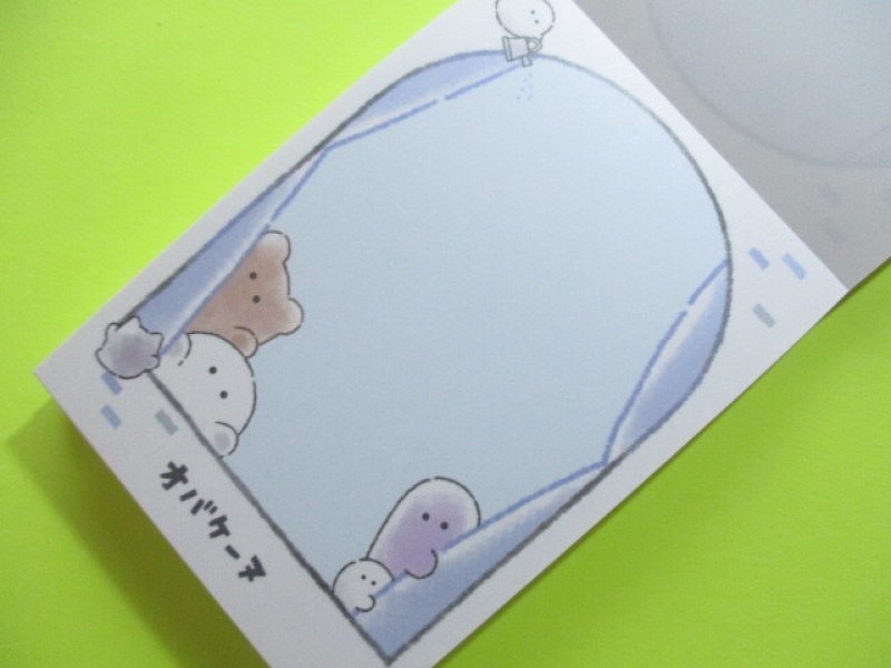 Photo1: Kawaii Cute Mini Memo Pad Obakenu Crux *ヒョッコリ (112690)