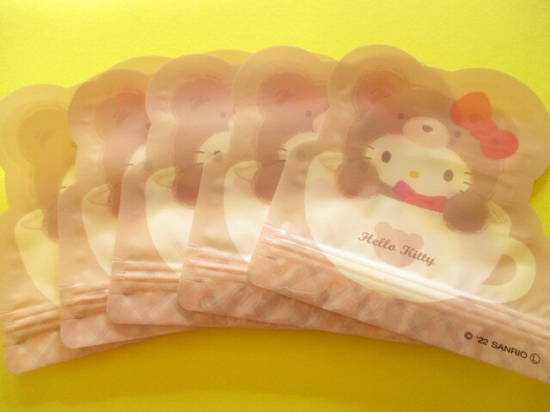 Photo1: 5pcs Kawaii Cute Hello Kitty Small Zipper Bags Set (36084)