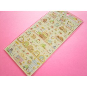 Photo: Kawaii Cute Stickers Sheet Sumikkogurashi San-x *Welcome to the kingdom of food! (SE56202)