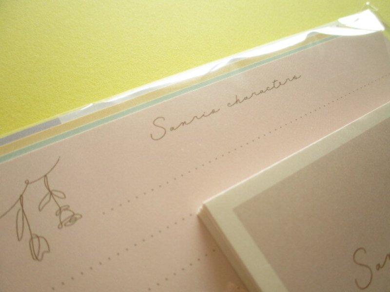 Photo1: Kawaii Cute Sanrio Characters Letter Set Cute Model *come chill with us a while (302432)