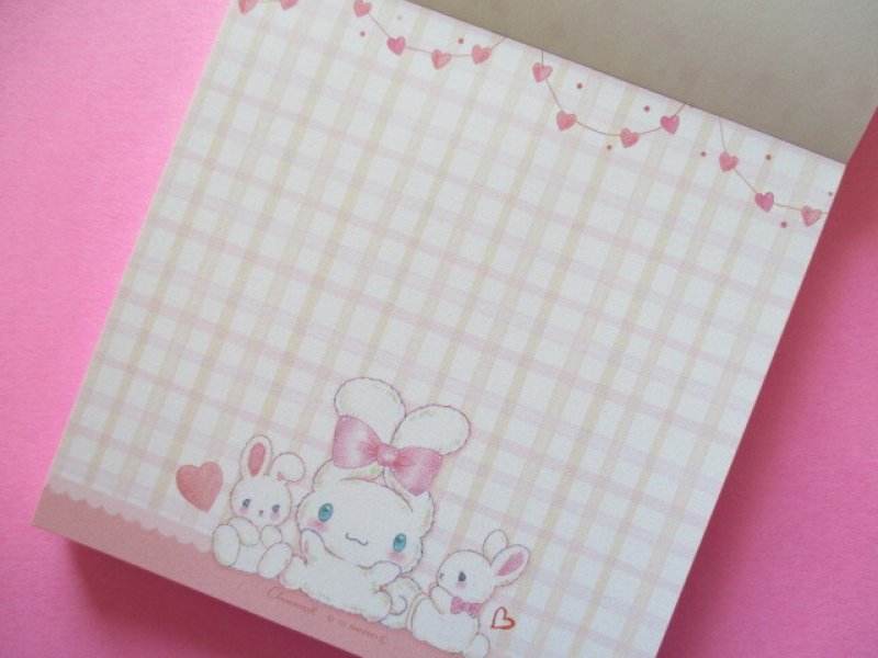 Photo2: Kawaii Cute Medium Memo Pad Cinnamoroll × たけいみき (Takei Miki) Sanrio *Pastel Bouquet  (MM-15634)