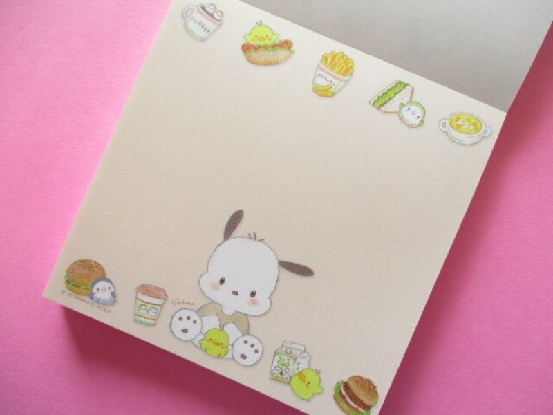 Photo2: Kawaii Cute Medium Memo Pad Pochacco × たけいみき (Miki Takei) Sanrio *Natural Food (MM-15635)