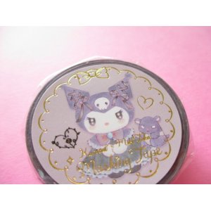 Photo: Kawaii Cute Masking Tape Sticker Kuromi × たけいみき (Miki Takei) Sanrio *Dark Feminine  (MT-15630)