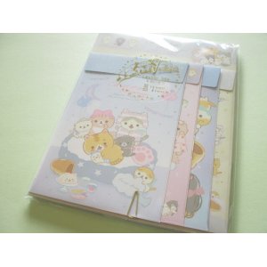 Photo: Kawaii Cute Letter Set Corocorocoronya San-x *Sleepover Party of Shy Coronya and Kittens (LH77401)