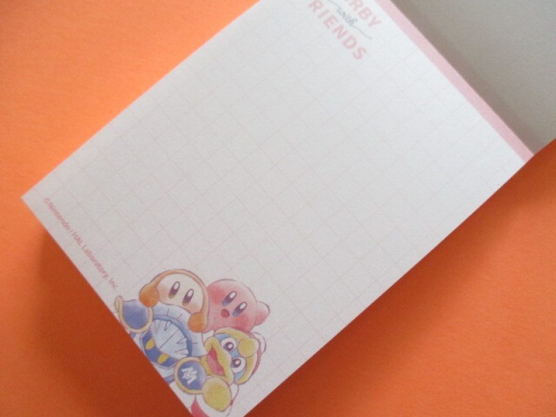 Photo1: Kawaii Cute Mini Memo Pad Kirby Kamio Japan *POPPING UP (302471)