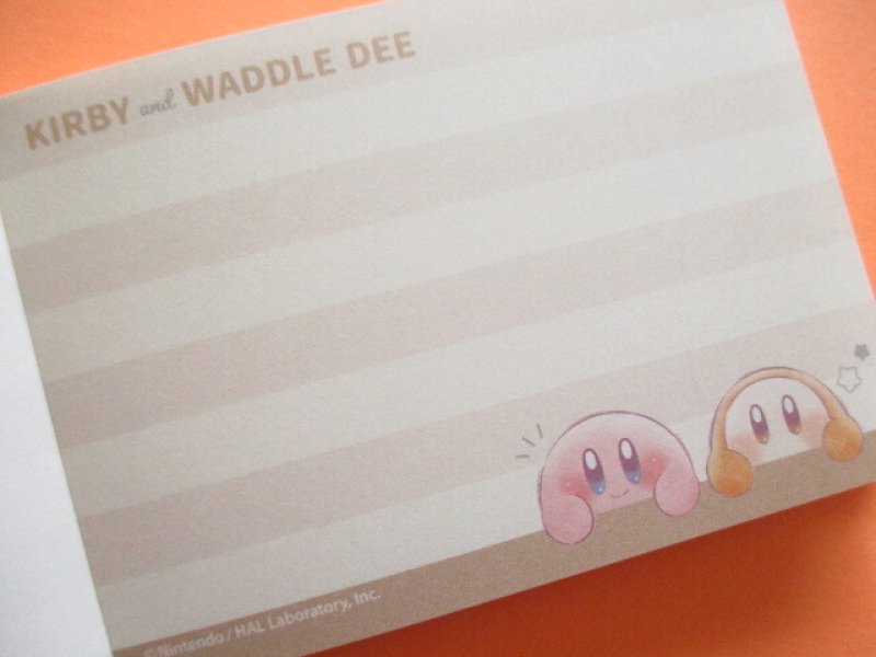 Photo2: Kawaii Cute Mini Memo Pad Kirby Kamio Japan *POPPING UP (302471)