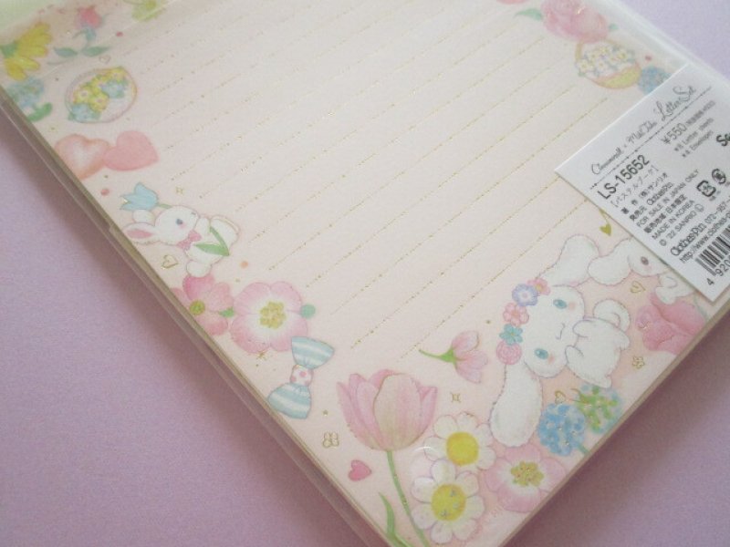 Photo3: Kawaii Cute Letter Set Cinnamoroll × たけいみき (Takei Miki) Sanrio *Pastel Bouquet (LS-15652)