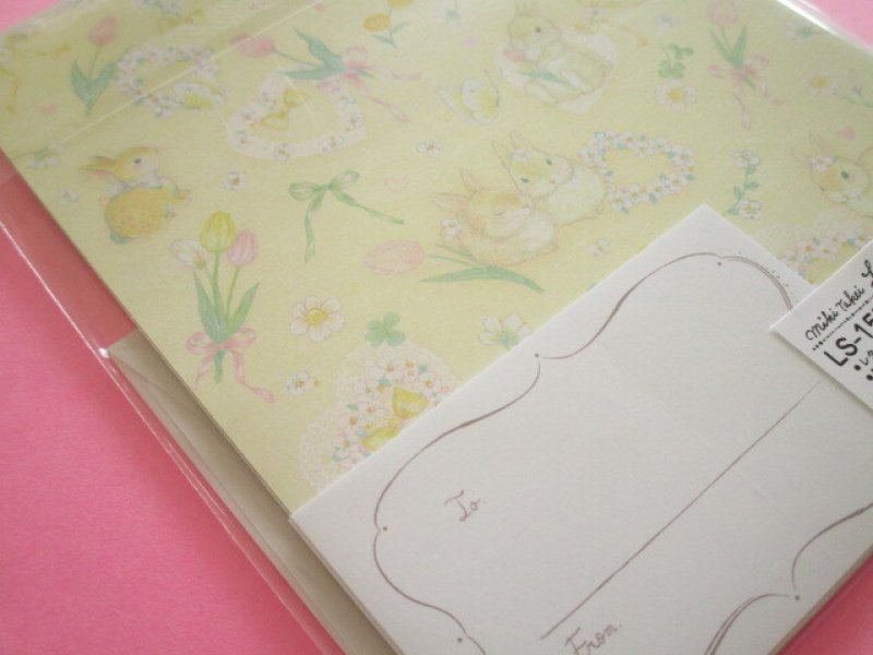 Photo3: Kawaii Cute Letter Set たけい みき (Takei Miki) Clothes Pin *Yellow Rabbit (LS-15589)