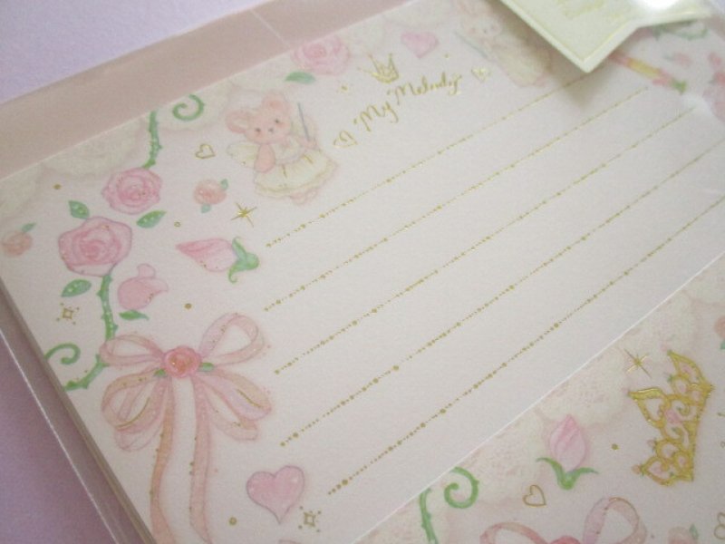Photo1: Kawaii Cute Letter Set My Melody × たけいみき (Miki Takei) Sanrio *Fairy Tale Princess (LS-15654)