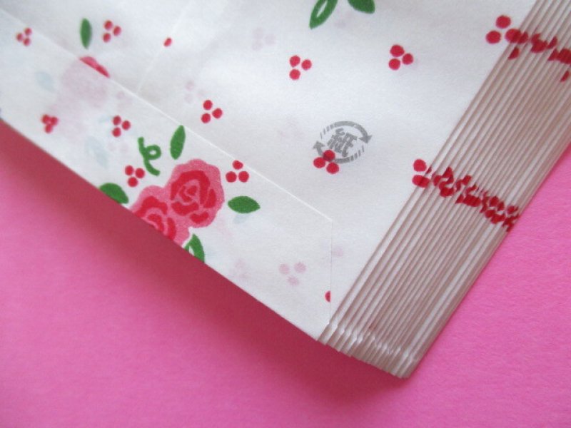 Photo1: 20 pcs Flat Paper Bags Set *Mini size