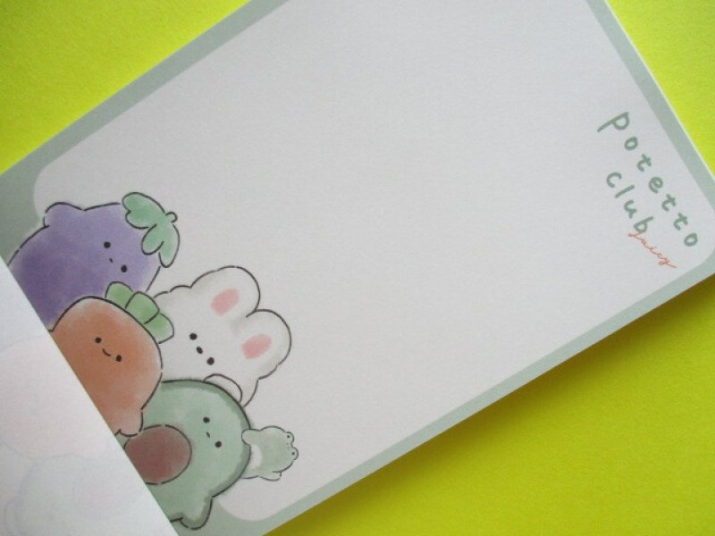 Photo2: Kawaii Cute Large Memo Pad Crux *Potetto Club (115111)
