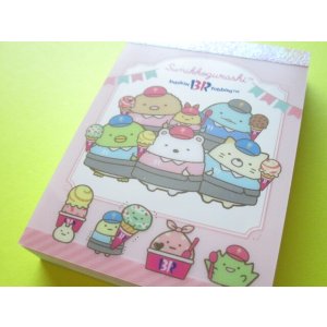 Photo: Kawaii Cute Mini Memo Pad Sumikkogurashi San-x *baskin robbins (MH11601-1)