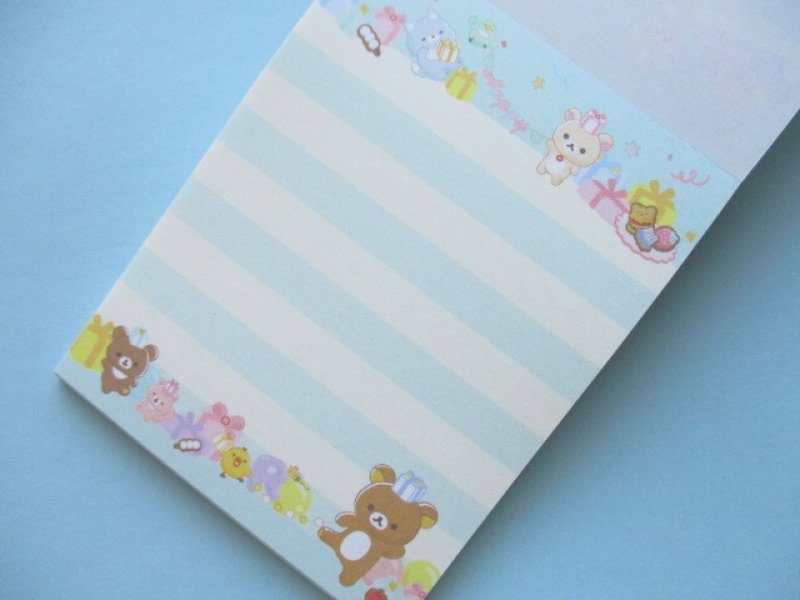 Photo2: Kawaii Cute Mini Memo Pad Rilakkuma San-x *Happy Smile For You (MH12401-1)