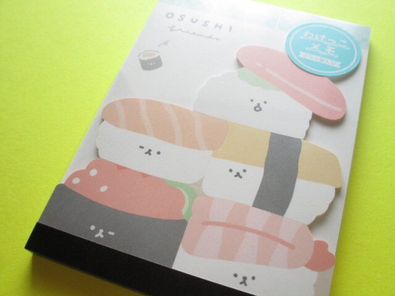 Photo1: Kawaii Cute Large Memo Pad Crux *Osushi Friends (115109) (1)