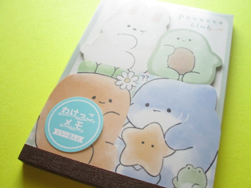 Photo1: Kawaii Cute Large Memo Pad Crux *Potetto Club (115111) (1)