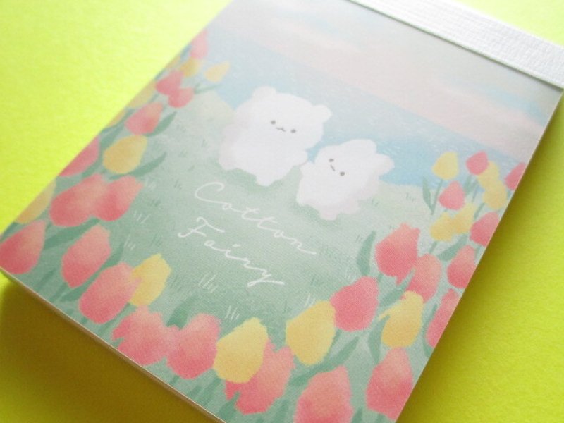 Photo1: Kawaii Cute Mini Memo Pad Crux *Cotton Fairy (115673) (1)