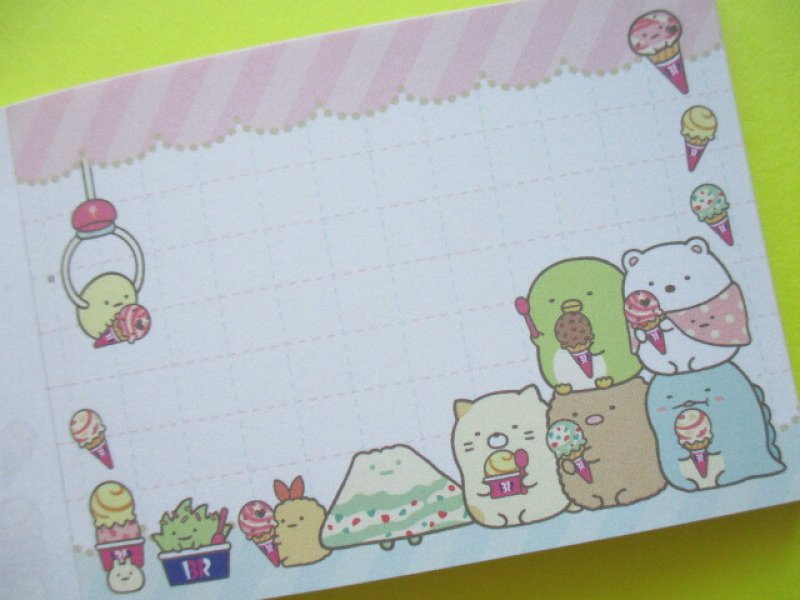 Photo2: Kawaii Cute Mini Memo Pad Sumikkogurashi San-x *baskin robbins (MH11601-1)