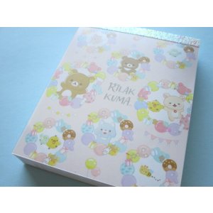 Photo: Kawaii Cute Mini Memo Pad Rilakkuma San-x *Happy Smile For You (MH12401-2)