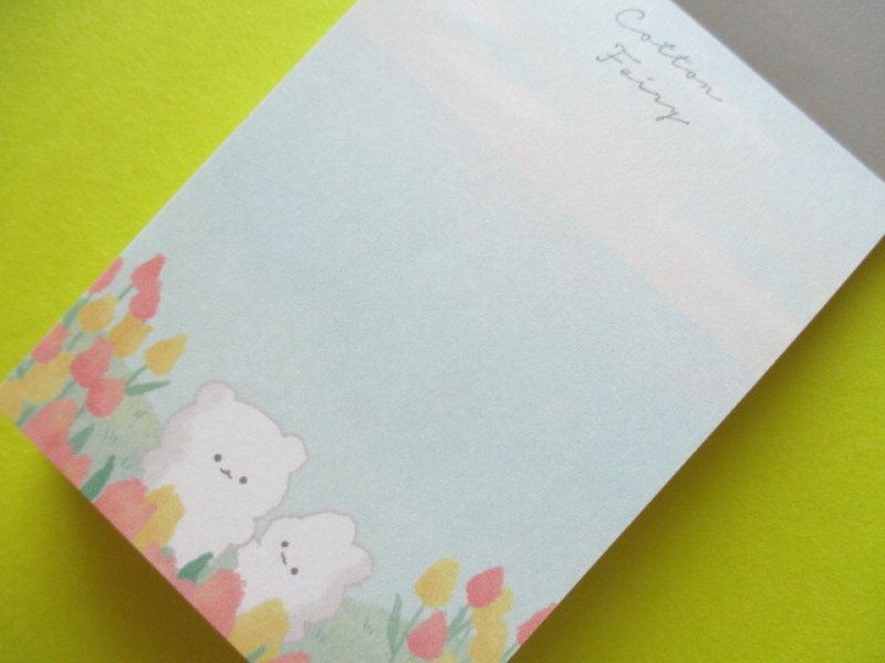Photo1: Kawaii Cute Mini Memo Pad Crux *Cotton Fairy (115673)