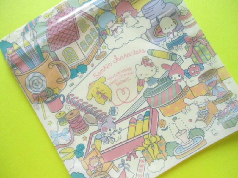Photo2: 5 pcs Kawaii Cute Sanrio Characters B7 Medium Zipper Bags Set *Wrapping (36650)