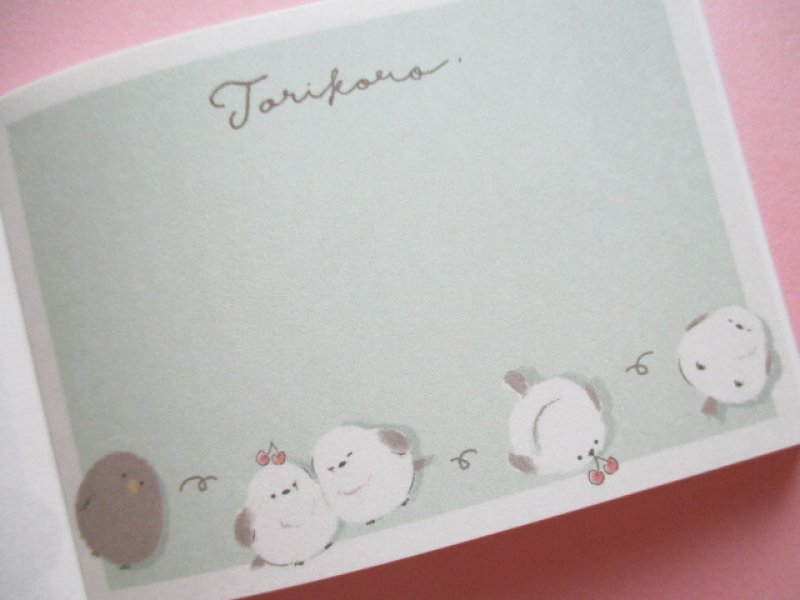Photo1: Kawaii Cute Mini Memo Pad Shimaenaga Q-LiA *Torikoro (74632)