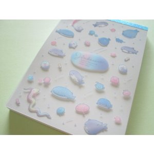 Photo: Kawaii Cute Large Memo Pad Jinbesan San-x *Memories of Planetarium in the Deep Sea (MH14202)