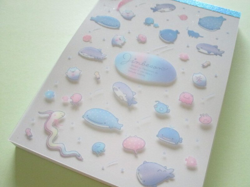 Photo1: Kawaii Cute Large Memo Pad Jinbesan San-x *Memories of Planetarium in the Deep Sea (MH14202) (1)