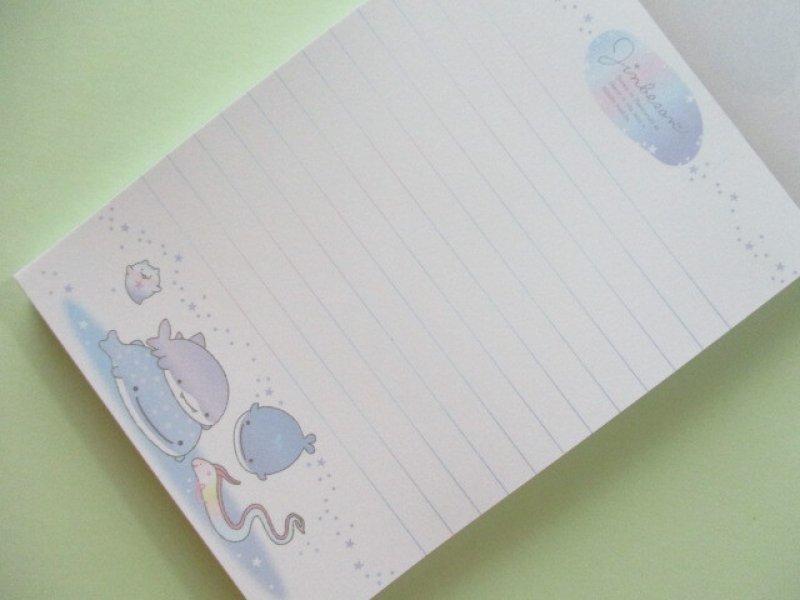 Photo2: Kawaii Cute Large Memo Pad Jinbesan San-x *Memories of Planetarium in the Deep Sea (MH14202)