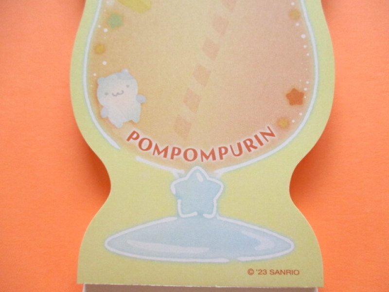 Photo3: Kawaii Cute Cream Soda Die-Cut Medium Memo Pad Sanrio Original *POMPOMPURIN (30420-4) 