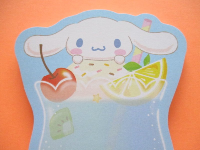 Photo2: Kawaii Cute Cream Soda Die-Cut Medium Memo Pad Sanrio Original *Cinnamoroll (30415-8) 