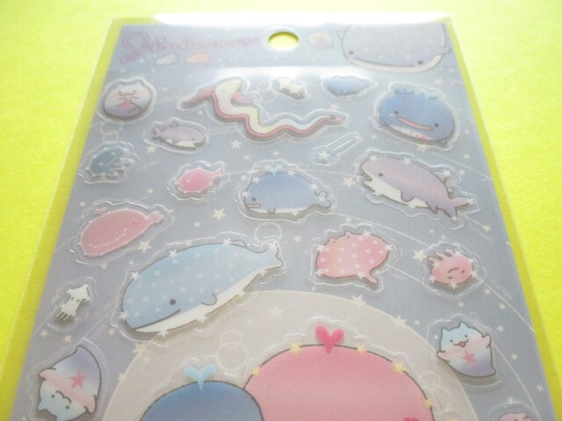 Photo1: Kawaii Cute Stickers Sheet Jinbesan San-x *Memories of Planetarium in the Deep Sea (SE56802)