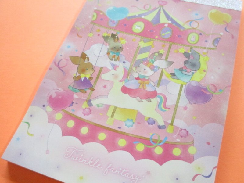 Photo1: Kawaii Cute Large Memo Pad Kyowa *Twinkle Fantasy (34-214) (1)