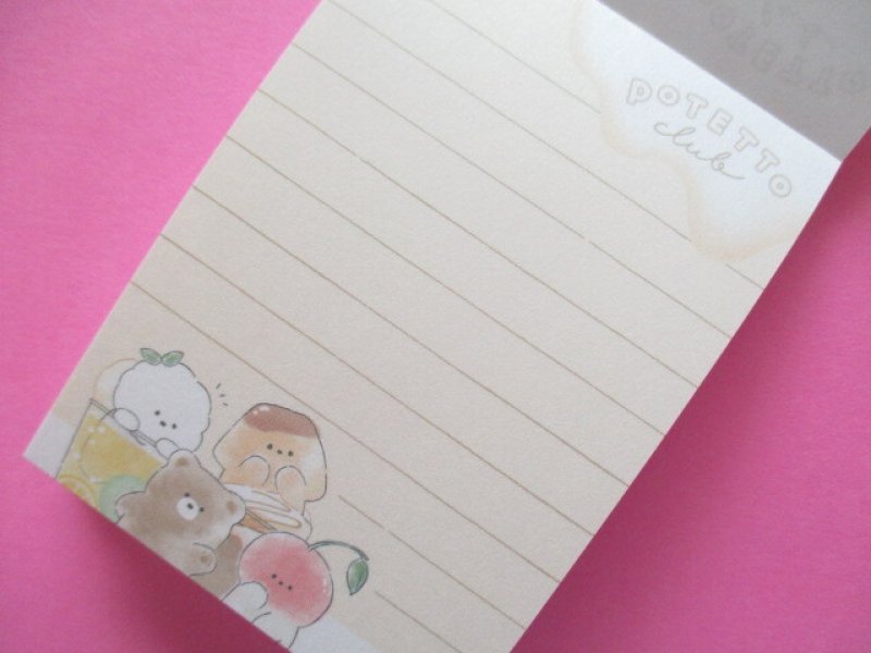 Photo1: Kawaii Cute Mini Memo Pad Potetto Club Crux *Favorite(115324)