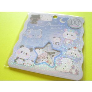 Photo: Kawaii Cute Sticker Flakes Sack Kamio Japan *Mochi Mochi Panda / Amusement Park (212720)