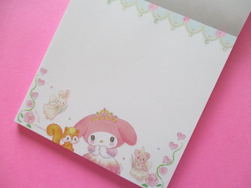 Photo2: Kawaii Cute Medium Memo Pad My Melody × たけいみき (Takei Miki) Sanrio * Fairy Tale Princess (MM-15636)