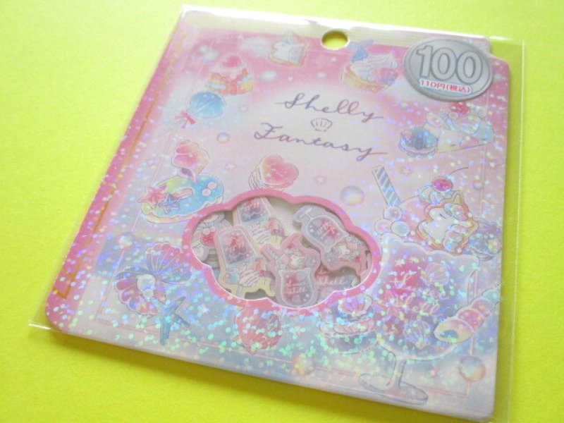 Photo1: Kawaii Cute Sticker Flakes Sack Kamio Japan *Shelly Fantasy (212722) (1)