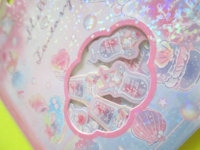 Photo1: Kawaii Cute Sticker Flakes Sack Kamio Japan *Shelly Fantasy (212722)