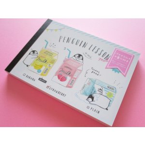 Photo: Kawaii Cute Large Memo Pad Enchanted Time Q-LiA *Penguin Lesson (34250)